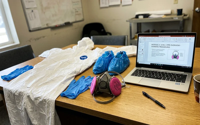 PPE ensemble alongside the corresponding online training module